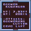 Stage Select Spec data in Mega Man X.