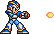 First Armor X firing the X Buster in Mega Man X.