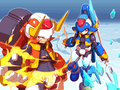 Cutscene art from Mega Man ZX Advent.