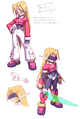 Concept art for Mega Man ZX.