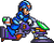 X on a Ride Chaser in Mega Man X2.