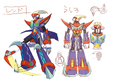 Concept art from Mega Man X7.