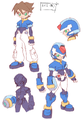 Concept art for Mega Man ZX.